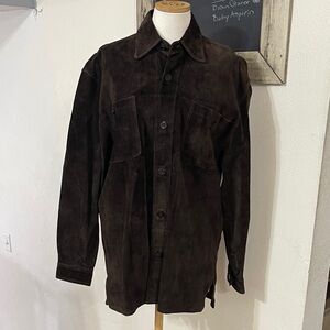 Claiborne Men’s Leather Suede Jacket - Sz S